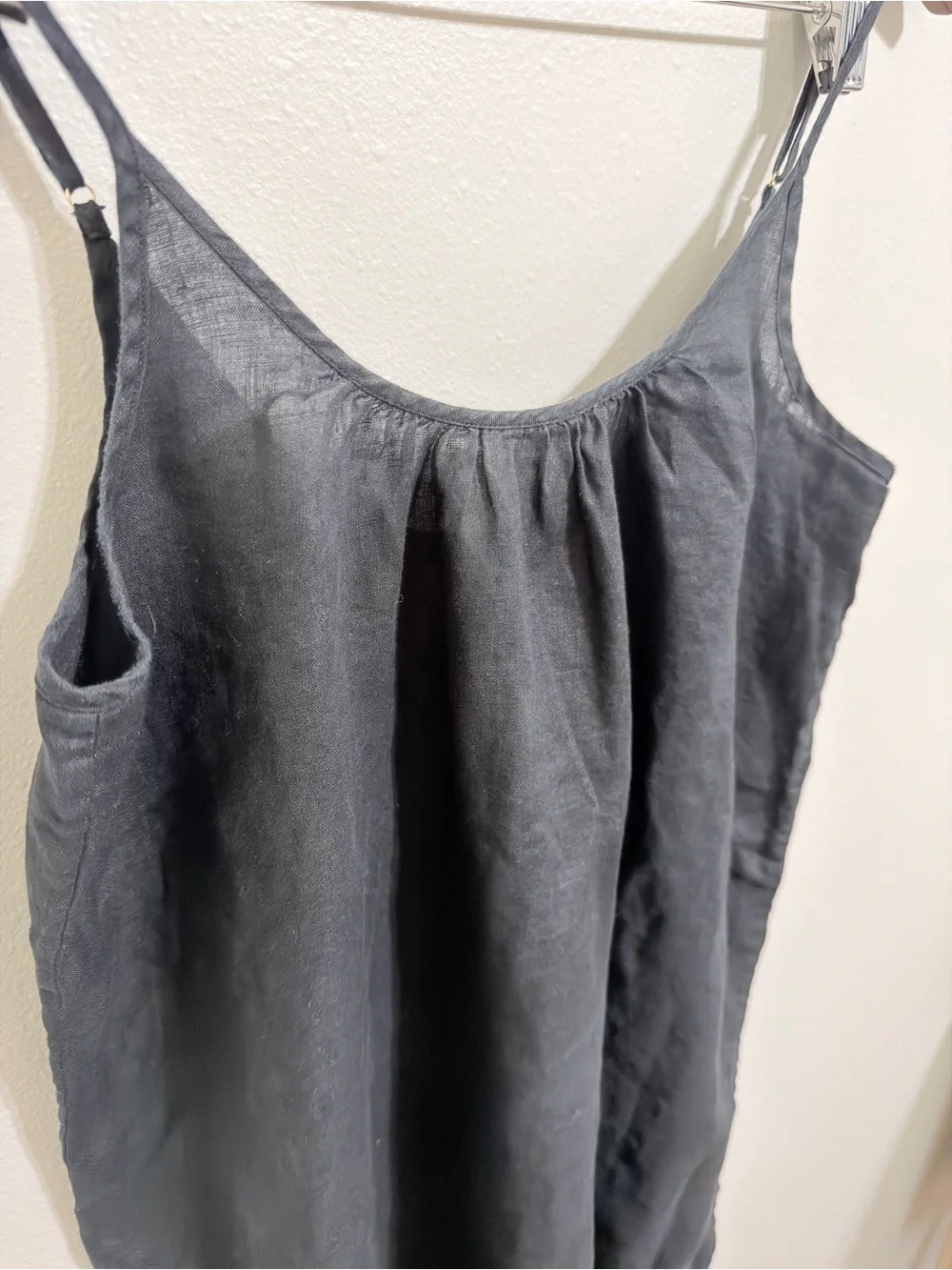 J.Crew Lightweight Linen Cami Slip Dress